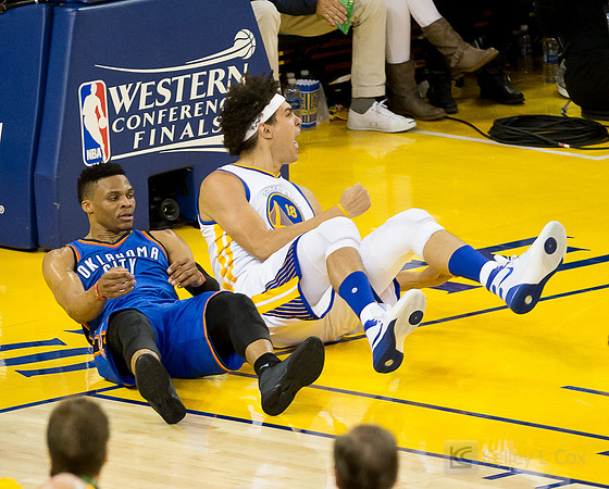 NBA: Playoffs-Oklahoma City Thunder at Golden State Warriors