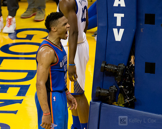 NBA: Playoffs-Oklahoma City Thunder at Golden State Warriors