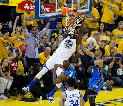 NBA: Playoffs-Oklahoma City Thunder at Golden State Warriors