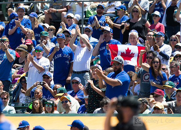 MLB: Toronto Blue Jays at Oakland Athletics