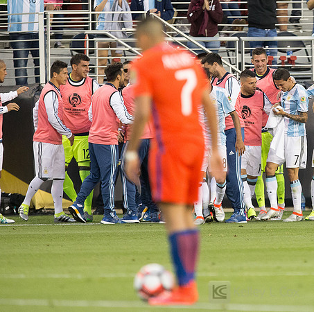 Soccer: 2016 Copa America Centenario-Argentina at Chile