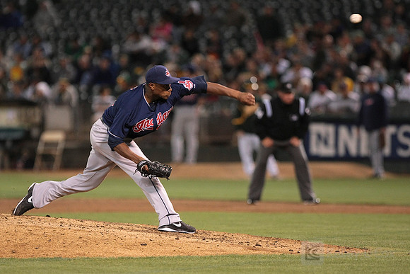 MLB: Cleveland Indians at Oakland Athletics