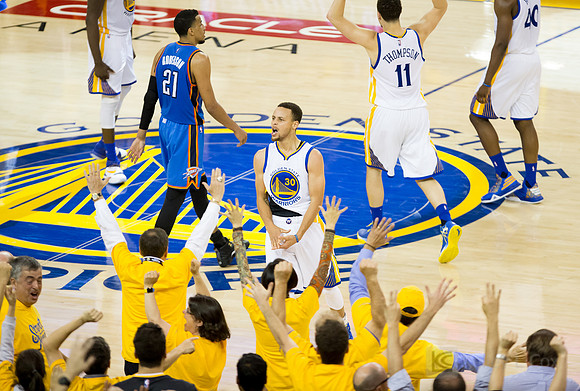 NBA: Playoffs-Oklahoma City Thunder at Golden State Warriors