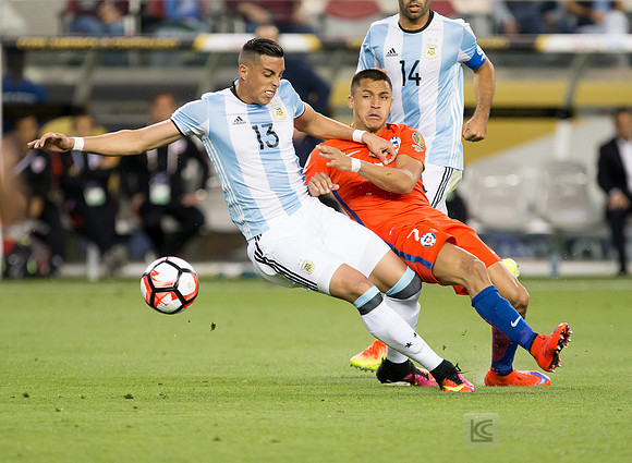 Soccer: 2016 Copa America Centenario-Argentina at Chile