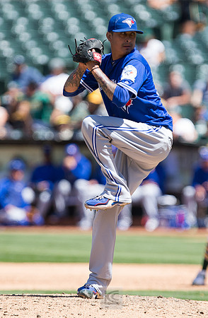 MLB: Toronto Blue Jays at Oakland Athletics