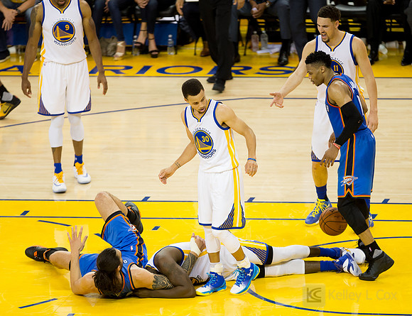 NBA: Playoffs-Oklahoma City Thunder at Golden State Warriors