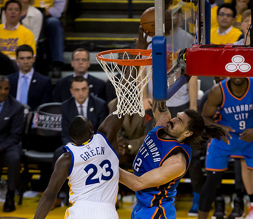NBA: Playoffs-Oklahoma City Thunder at Golden State Warriors