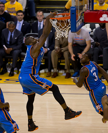 NBA: Playoffs-Oklahoma City Thunder at Golden State Warriors