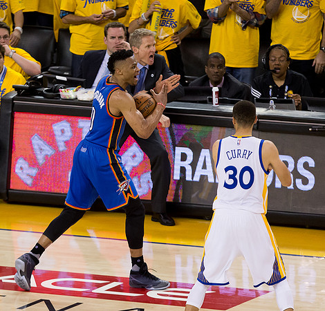 NBA: Playoffs-Oklahoma City Thunder at Golden State Warriors