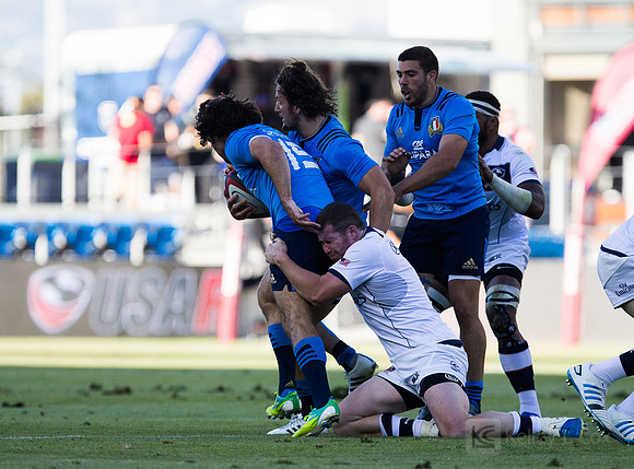 Rugby: International - Men - USA v Italy