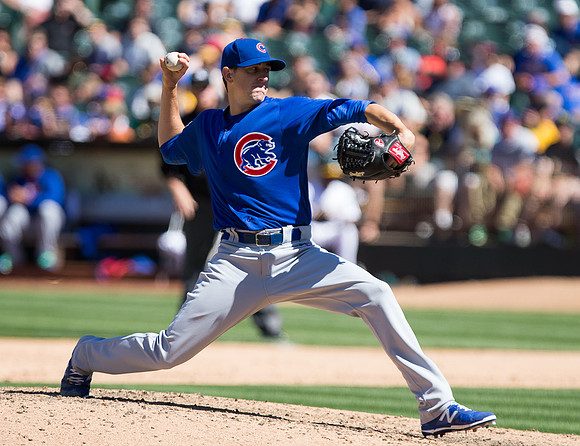MLB: Chicago Cubs at Oakland Athletics