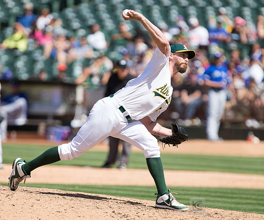 MLB: Toronto Blue Jays at Oakland Athletics