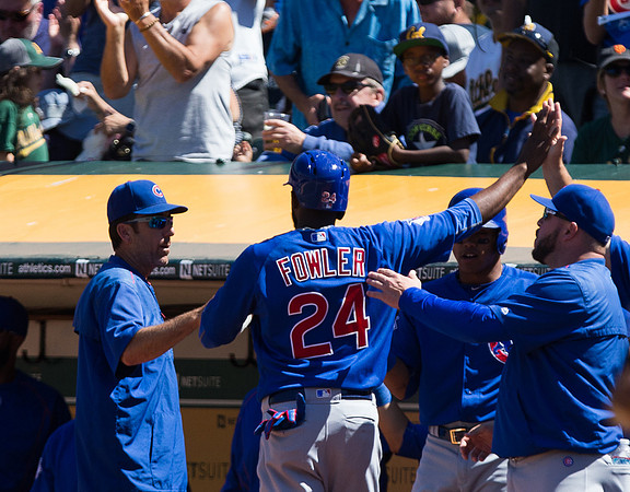 MLB: Chicago Cubs at Oakland Athletics