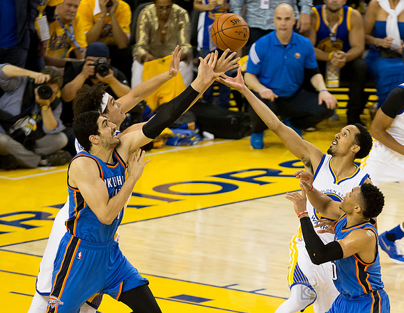 NBA: Playoffs-Oklahoma City Thunder at Golden State Warriors
