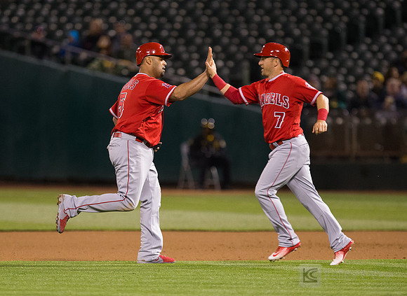 MLB: Los Angeles Angels at Oakland Athletics