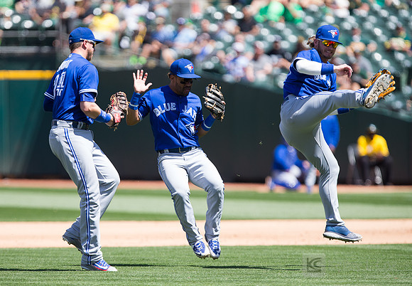MLB: Toronto Blue Jays at Oakland Athletics