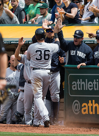 MLB: New York Yankees at Oakland Athletics