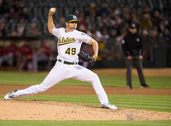 MLB: Los Angeles Angels at Oakland Athletics