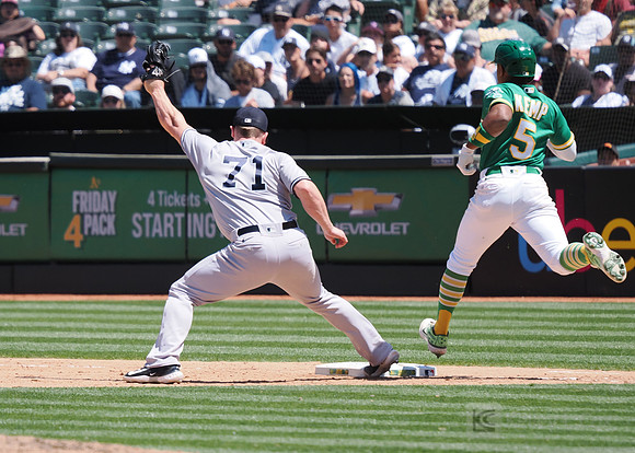 MLB: New York Yankees at Oakland Athletics