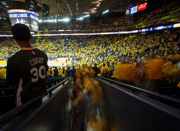 NBA: Playoffs-Oklahoma City Thunder at Golden State Warriors
