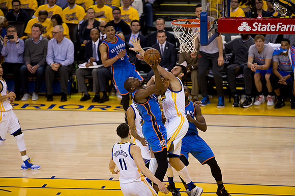 NBA: Playoffs-Oklahoma City Thunder at Golden State Warriors