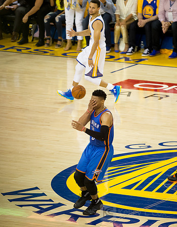 NBA: Playoffs-Oklahoma City Thunder at Golden State Warriors