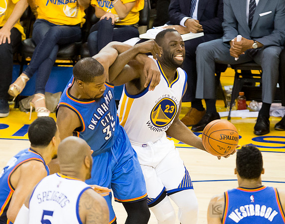 NBA: Playoffs-Oklahoma City Thunder at Golden State Warriors