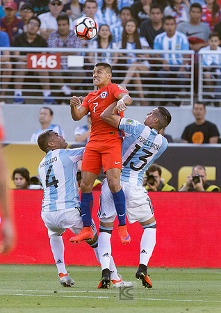 Soccer: 2016 Copa America Centenario-Argentina at Chile