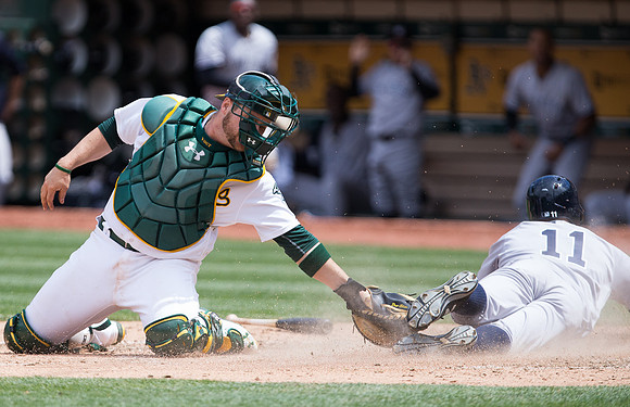 MLB: New York Yankees at Oakland Athletics