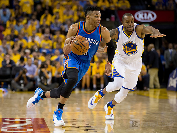 NBA: Playoffs-Oklahoma City Thunder at Golden State Warriors
