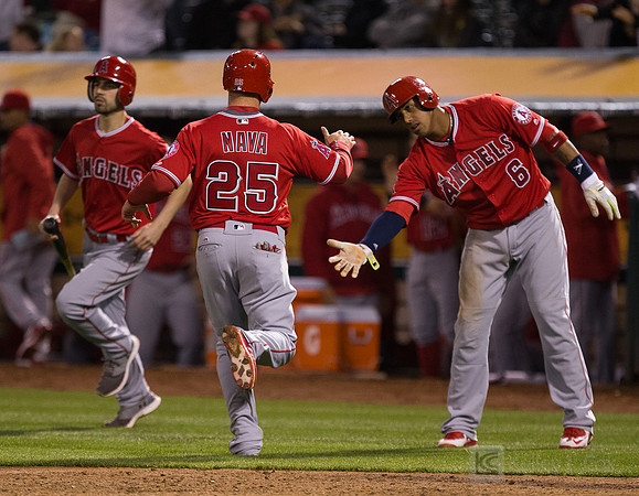 MLB: Los Angeles Angels at Oakland Athletics