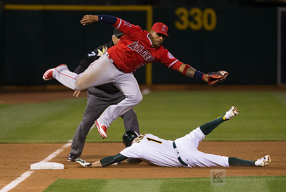 MLB: Los Angeles Angels at Oakland Athletics