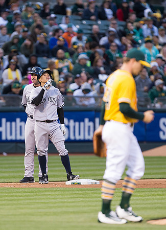 MLB: New York Yankees at Oakland Athletics