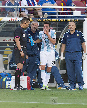 Soccer: 2016 Copa America Centenario-Argentina at Chile