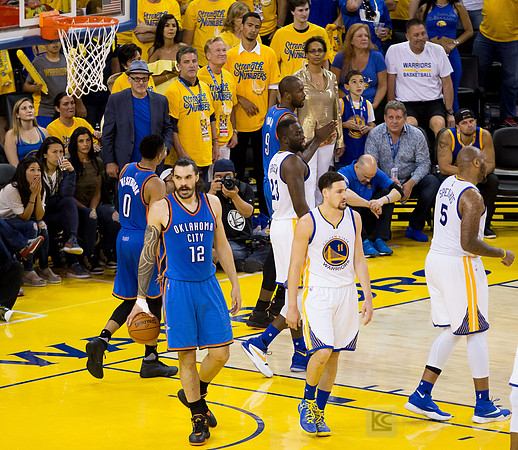 NBA: Playoffs-Oklahoma City Thunder at Golden State Warriors