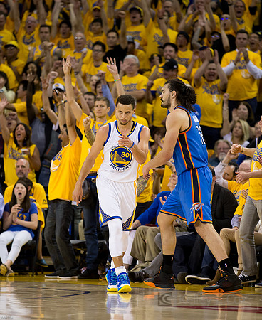 NBA: Playoffs-Oklahoma City Thunder at Golden State Warriors