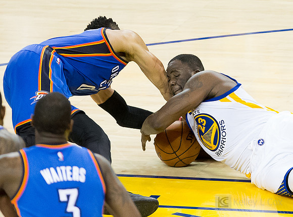 NBA: Playoffs-Oklahoma City Thunder at Golden State Warriors