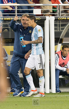 Soccer: 2016 Copa America Centenario-Argentina at Chile