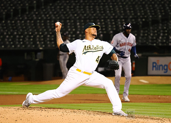 MLB: Houston Astros at Oakland Athletics