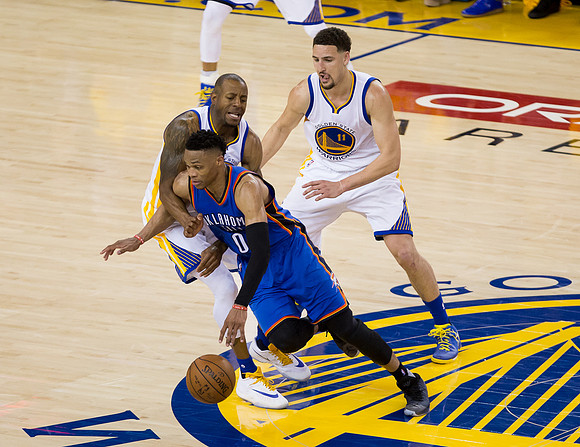 NBA: Playoffs-Oklahoma City Thunder at Golden State Warriors
