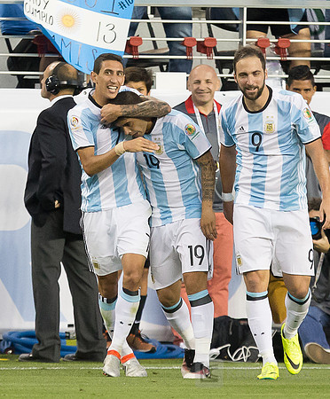 Soccer: 2016 Copa America Centenario-Argentina at Chile