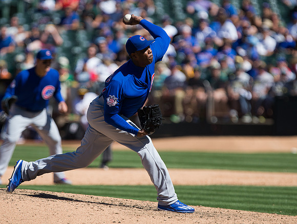 MLB: Chicago Cubs at Oakland Athletics
