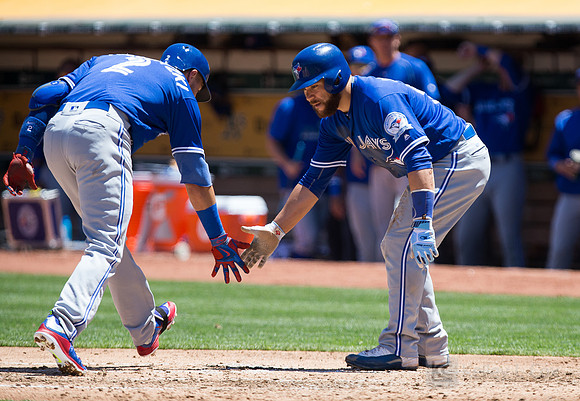 MLB: Toronto Blue Jays at Oakland Athletics