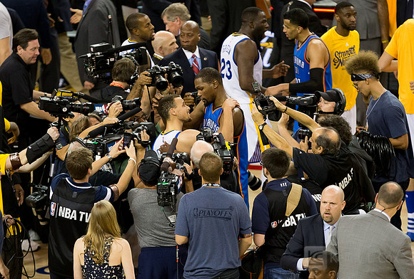 NBA: Playoffs-Oklahoma City Thunder at Golden State Warriors