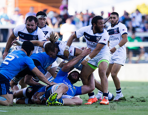 Rugby: International - Men - USA v Italy