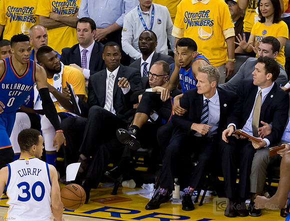 NBA: Playoffs-Oklahoma City Thunder at Golden State Warriors