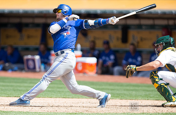 MLB: Toronto Blue Jays at Oakland Athletics