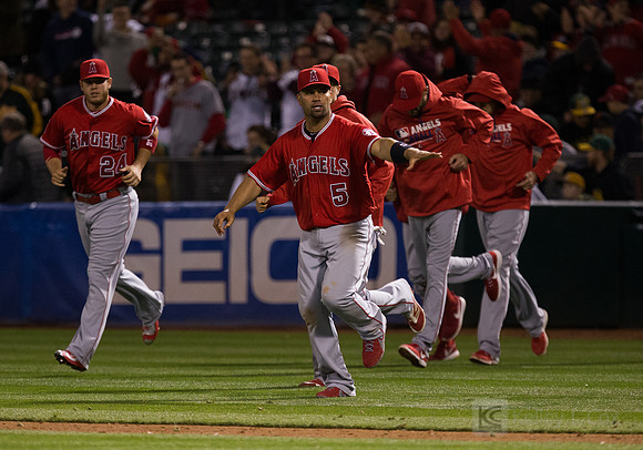 MLB: Los Angeles Angels at Oakland Athletics