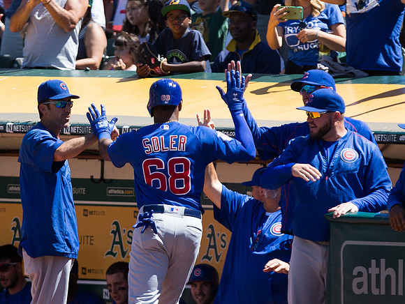 MLB: Chicago Cubs at Oakland Athletics