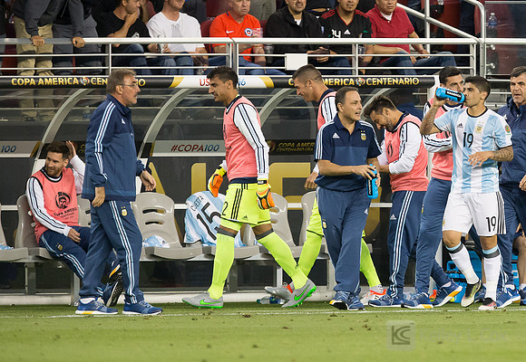 Soccer: 2016 Copa America Centenario-Argentina at Chile